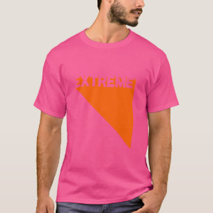 Extreme Orange Modern Gym Fitness Workout Gym Trai T-Shirt