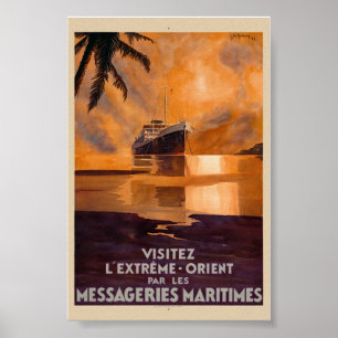 Extreme-Orient Far East Vintage Poster 1931