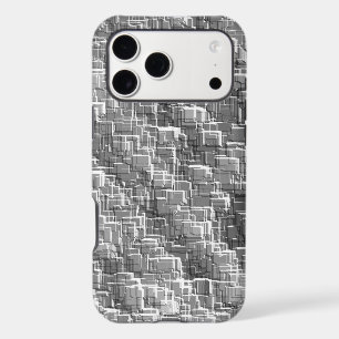 Extreme overlay mess of grey embossed squares