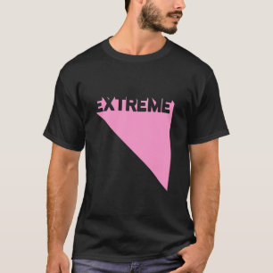 Extreme Pink Modern Gym Fitness Workout Gym Traini T-Shirt