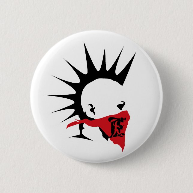 Extreme Punk Logo Button (Front)