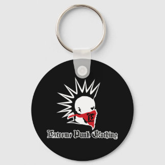 Extreme Punk Logo Button Key Ring