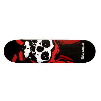 Extreme Punk Rabbit Skull Skateboard