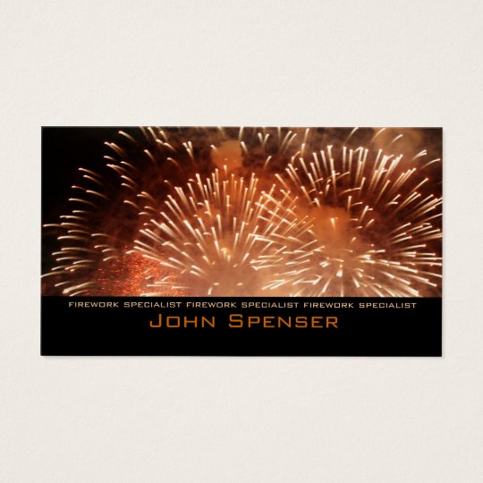 Extreme Pyrotechnics - Firework Specialist Card