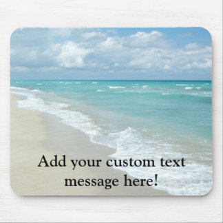 Extreme Relaxation Beach View White Sand Mouse Mat