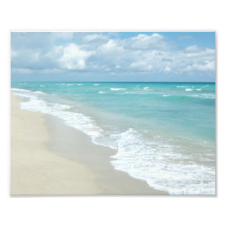 Extreme Relaxation Beach View White Sand Photo Print