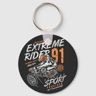 Extreme Rider Pro Rider BMX Key Ring