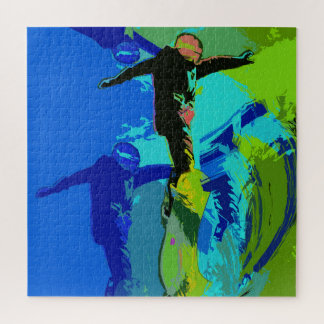Extreme Riding- Snowboarders Jigsaw Puzzle