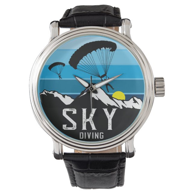 Extreme Skydiving Parachute Sports   Watch (Front)