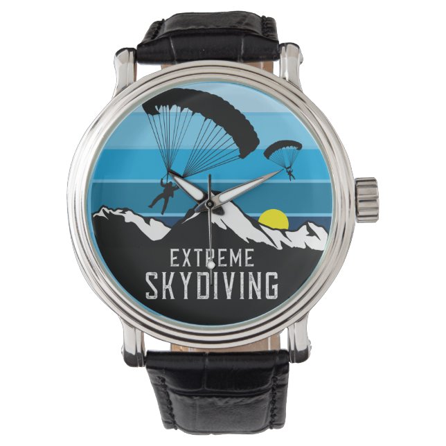 Extreme Skydiving Parachute Sports   Watch (Front)