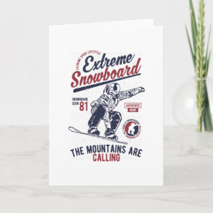 Extreme Snowboarding Card