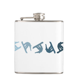 Extreme Snowboarding Hip Flask