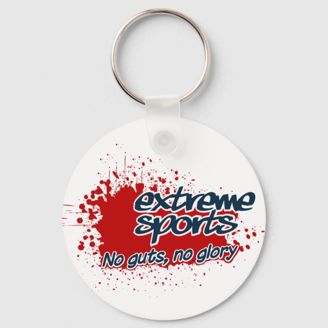 Extreme Sports key chain, customisable Ring (Front)