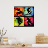 Extreme Sports Poster (Kitchen)