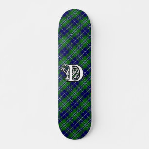 Extreme Tartan Clan Douglas Monogram Skateboard