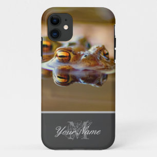 Extreme toad macro with golden eyes! iPhone 11 case