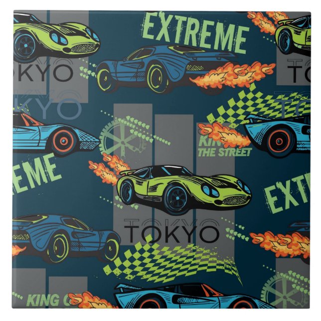 Extreme Tokyo Street Racing Pattern Tile (Front)
