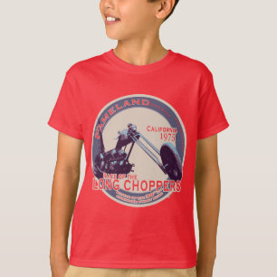 Extremely long Vintage CHOPPER Motorcycle T-Shirt