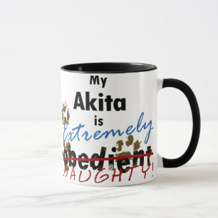 Extremely Naughty Akita Mug