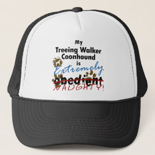 Extremely Naughty Treeing Walker Coonhound Trucker Hat