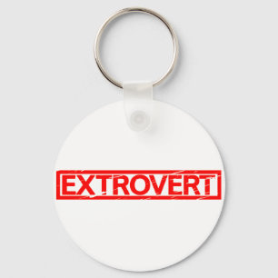 Extrovert Stamp Key Ring