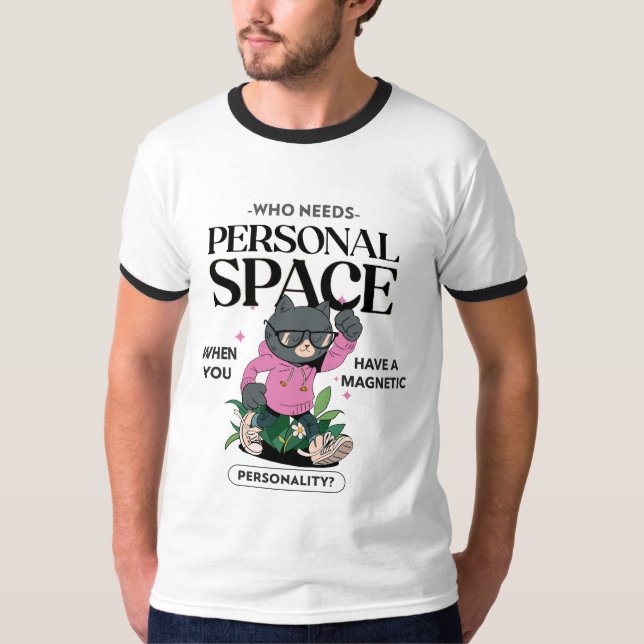 Extroverts have magnetic personalities  T-Shirt (Front)