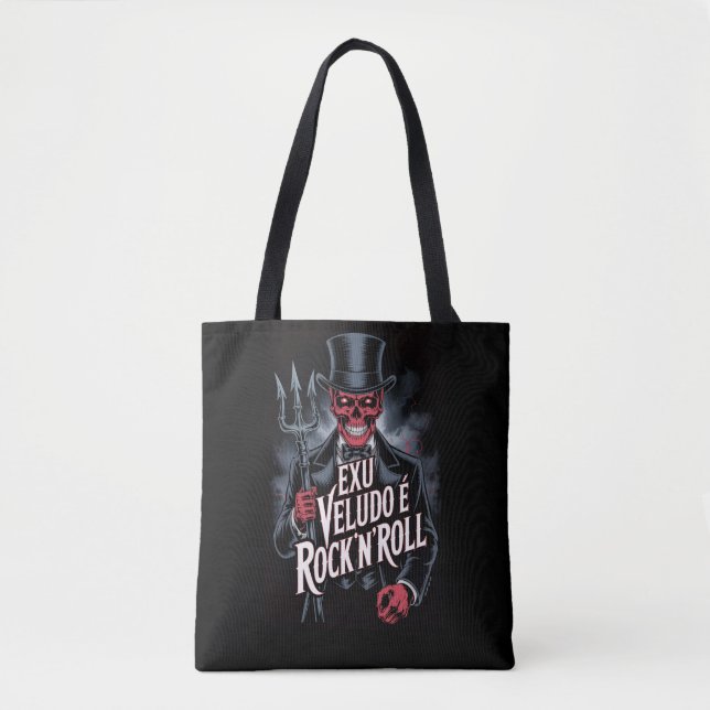 Exu Veludo é Rock'N'Roll #1 Tote Bag (Front)