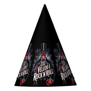 Exu Veludo is Rock'N'Roll #1 Party Hat