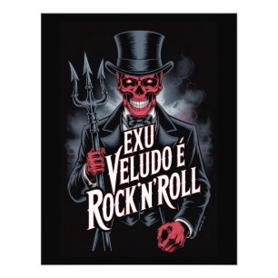 Exu Veludo is Rock'N'Roll #1 Photo Print