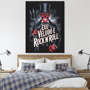 Exu Veludo is Rock'N'Roll Screen Print #1
