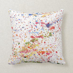 Exuberant Splatter Cushion