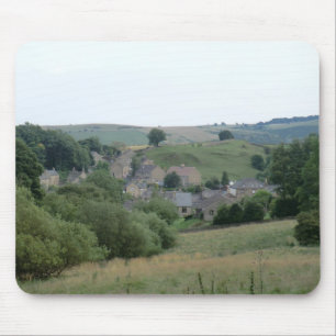 Eyam, the Historic Plague Village in Derbyshire Mouse Mat