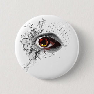 Eye 6 Cm Round Badge