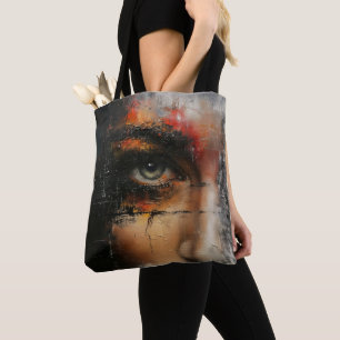 Eye Abstract Art Tote Bag
