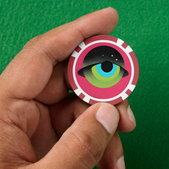 Eye Accept Radical Acceptance Poker Chips (Hand)