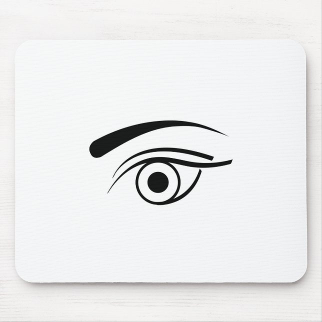 Eye and eyebrow mouse mat (Front)