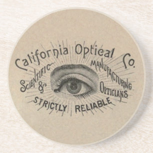 Eye Antique Advertising Optical Coaster