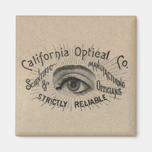 Eye Antique Advertising Optical Magnet
