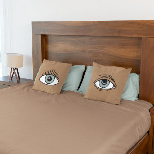 Eye Aye tired awake sleeping mood cushion
