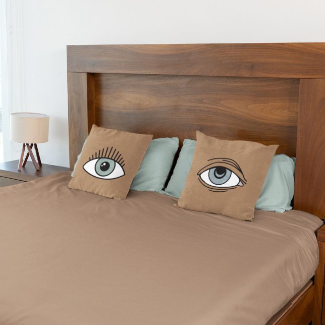 Eye Aye tired awake sleeping mood cushion (Creator Uploaded)