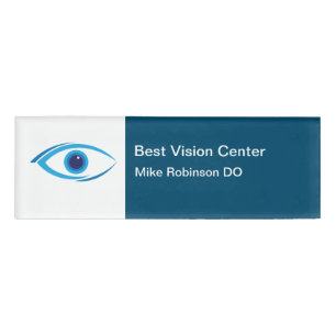Eye Care Modern Staff Name Tags