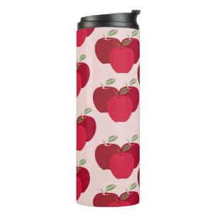 Eye Casing Modern Apple Pattern Thermal Tumbler