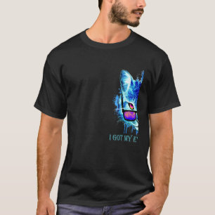 Eye Cat I Got My Eyes Lgbt Flag Pride Kitten Kitty T-Shirt