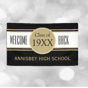 Eye catcher! Custom Class Reunion Welcome Banner