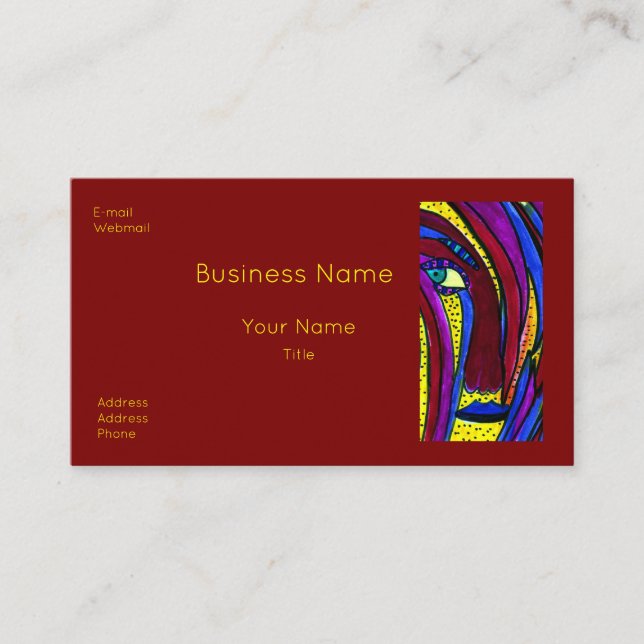 Eye Catching Business Cards (Front)