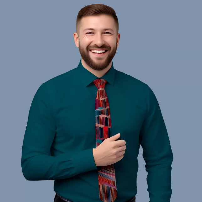 Eye-catching Colourful Striped Tie (Creator Uploaded)
