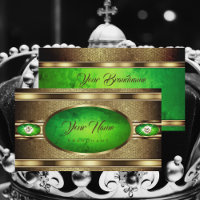 Eye Catching Gold and Green Colours Faux Diamonds