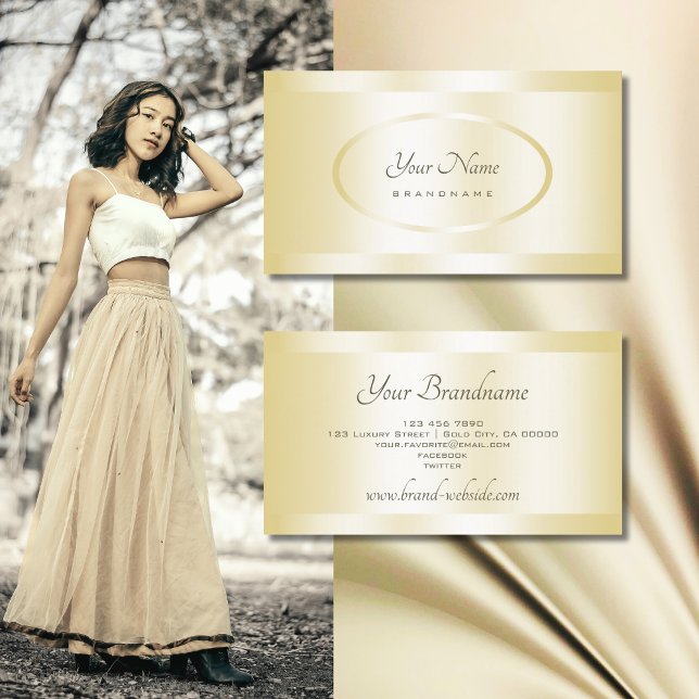 Eye Catching Gold Effect Professional and Stylish Business Card (Creator Uploaded)
