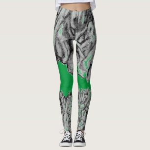 Eye catching leggings for exercise or casual wear.