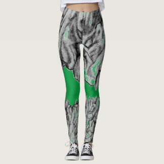 Eye catching leggings for exercise or casual wear.